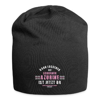 Schreiner Azubine Ausbildung Lehre Schreinerin - Jersey-Beanie - Schwarz - Vorne