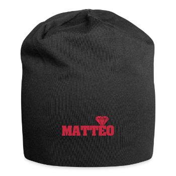 Idée cadeau Matteo - Bonnet en jersey - noir - Devant