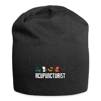 Acupuncture Acupuncturist Acupuncture Needles - Jersey Beanie - black - Front