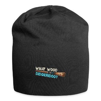 What Wood Didgeridoo? - Jersey-Beanie - Schwarz - Vorne