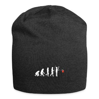 Party Bier Bierpong Beer Pong - Jersey-Beanie - Anthrazit - Vorne