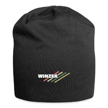 Arbeitsplatz Winzer - Jersey-Beanie - Schwarz - Vorne