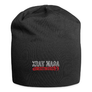 Krav Maga - Jersey-Beanie - Schwarz - Vorne