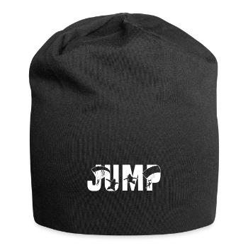 Parachute Sport Jump Skydiver - Jersey Beanie - black - Front