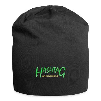 griechenland - Jersey-Beanie - Schwarz - Vorne