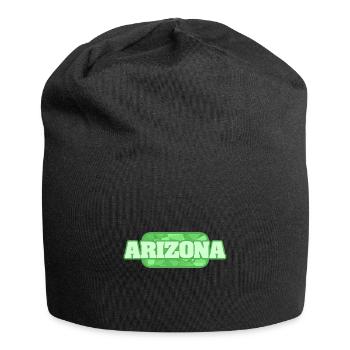 Organic Arizona - Jersey Beanie - black - Front
