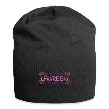 Nom Laureen - Bonnet en jersey - noir - Devant