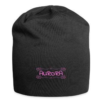 Name: Aurora - Jersey Beanie - black - Front