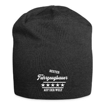 Bester Fahrzeugbauer Fahrzeugbau Meister Chef Mann - Jersey-Beanie - Anthrazit - Vorne