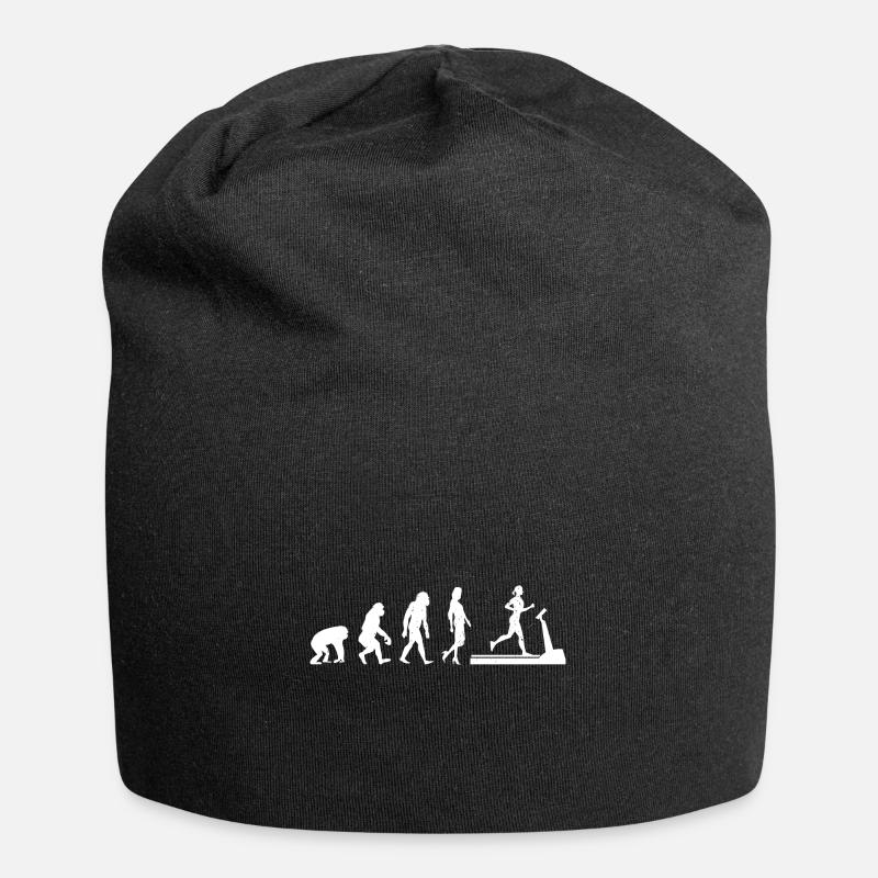 Tapis de course Evolution Course Course Marathon - Bonnet en jersey - noir