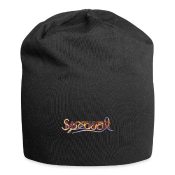 Spezielle Mutter - besondere Mutter - Muttertagsgeschenk - Jersey-Beanie - Schwarz - Vorne