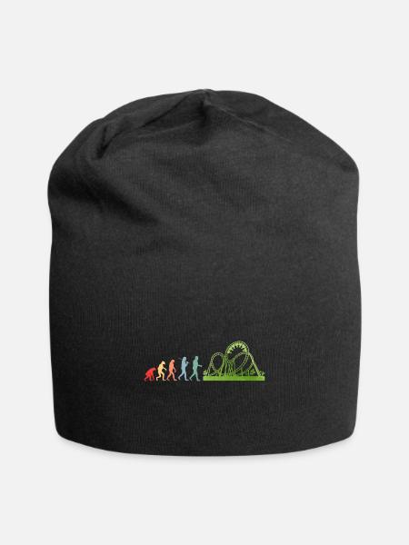 Achterbahn - Jersey-Beanie - Schwarz