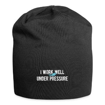 Apnoetaucher Freitaucher Taucher - Jersey-Beanie - Schwarz - Vorne