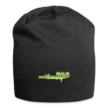 Splash of colour Malik - Jersey Beanie - black - Front
