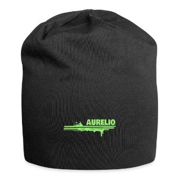 Splash of colour Aurelio - Jersey Beanie - black - Front