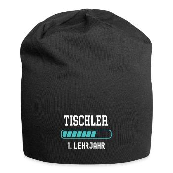 Tischler Ausbildung 1 Lehrjahr 1. Ausbildungsjahr - Jersey-Beanie - Schwarz - Vorne