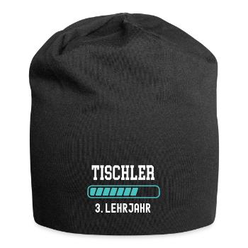 Tischler Ausbildung 3 Lehrjahr 3. Ausbildungsjahr - Jersey-Beanie - Schwarz - Vorne