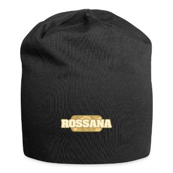 Rossana als Gesundheit - Jersey-Beanie - Schwarz - Vorne