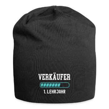Verkäufer Ausbildung 1 Lehrjahr 1. Ausbildungsjahr - Jersey-Beanie - Schwarz - Vorne