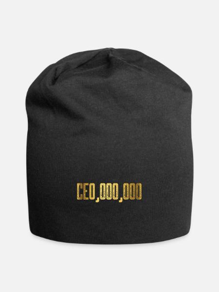 Ceo 000000 Design for a Ceo businessman - Jersey-Beanie - Schwarz