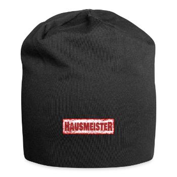 Hausmeister - Jersey-Beanie - Schwarz - Vorne