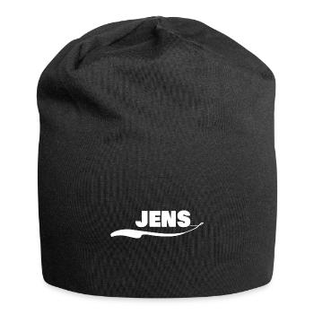 Jens as a first name - Jersey Beanie - black - Front