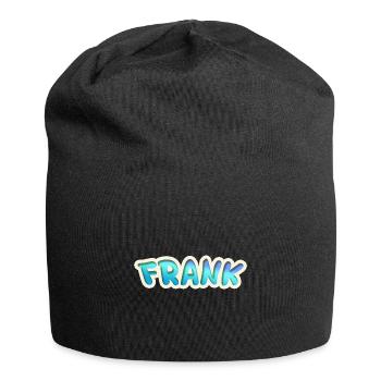 Frank - Jersey-Beanie - Schwarz - Vorne
