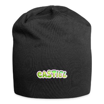 Castiel as a job - Jersey Beanie - black - Front