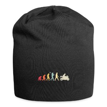 Motorcycle Evolution Vintage Superbike Biker - Jersey Beanie - black - Front