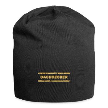 Beruf Dachdecker - Jersey-Beanie - Schwarz - Vorne