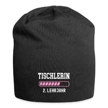 Tischlerin Ausbildung 2 Lehrjahr zweites Jahr - Jersey-Beanie - Schwarz - Vorne