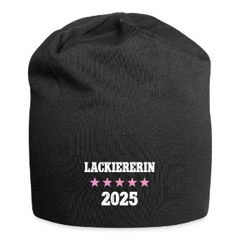 Lackiererin 2025 Neuer Job Arbeit Ausbildung Lehre - Jersey-Beanie - Schwarz - Vorne