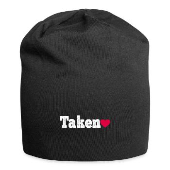 taken, valentine's day gifts, valentine's day 2021 - Jersey Beanie - black - Front