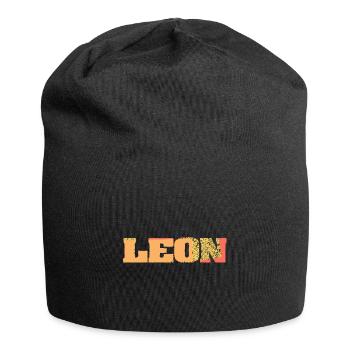 Leon - Jersey Beanie - black - Front