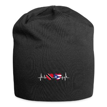 Drapeau de Trinité-et-Tobago - Bonnet en jersey - noir - Devant