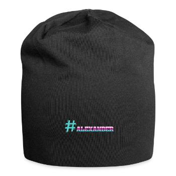 Geschenk für Alexander - Jersey-Beanie - Schwarz - Vorne