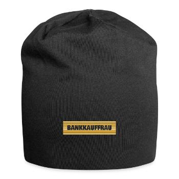 Beruf Bankkauffrau - Jersey-Beanie - Schwarz - Vorne