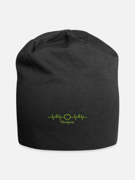 Microgreens Gärtner Landwirt Gärtner Microgreen - Jersey-Beanie - Schwarz