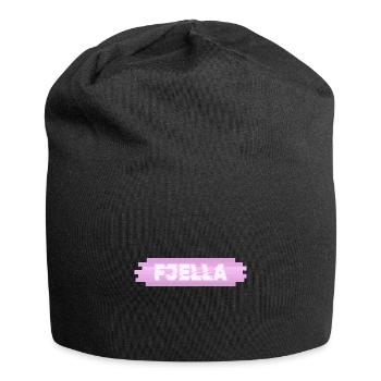 Nom de femme Fjella - Bonnet en jersey - noir - Devant