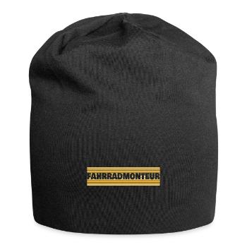 Beruf Fahrradmonteur - Jersey-Beanie - Schwarz - Vorne