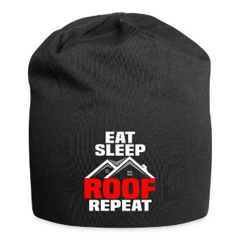Roofing craft roof master roofing profession - Jersey Beanie - black - Front