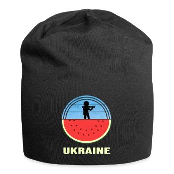 Cherson UKRAINE Oblast Kherson Wassermelone - Jersey-Beanie - Schwarz - Vorne