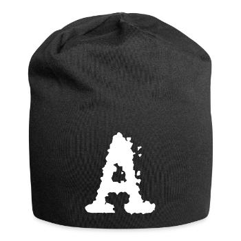 A - Bonnet en jersey - noir - Devant