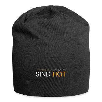 vegetarische Menschen sind hot - Jersey-Beanie - Schwarz - Vorne
