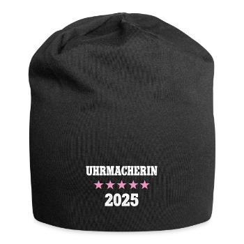 Uhrmacherin 2025 Neuer Job Arbeit Ausbildung Lehre - Jersey-Beanie - Schwarz - Vorne