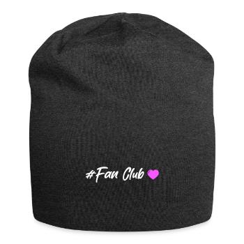 Coeur du Fan Club - Bonnet en jersey - charbon - Devant
