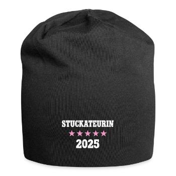 Stuckateurin 2025 Beruf Arbeit Ausbildung Lehre - Jersey-Beanie - Schwarz - Vorne