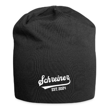 Schreiner 2024 Ausbildung Prüfung Tischler Azubi - Jersey-Beanie - Schwarz - Vorne