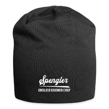 Spengler Endlich Eigener Chef Spenglerei Meister - Jersey-Beanie - Schwarz - Vorne