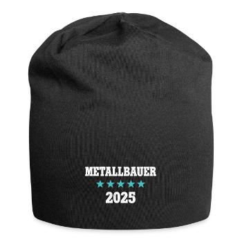 Metallbauer 2025 Ausbildung Prüfung Meister Azubi - Jersey-Beanie - Schwarz - Vorne